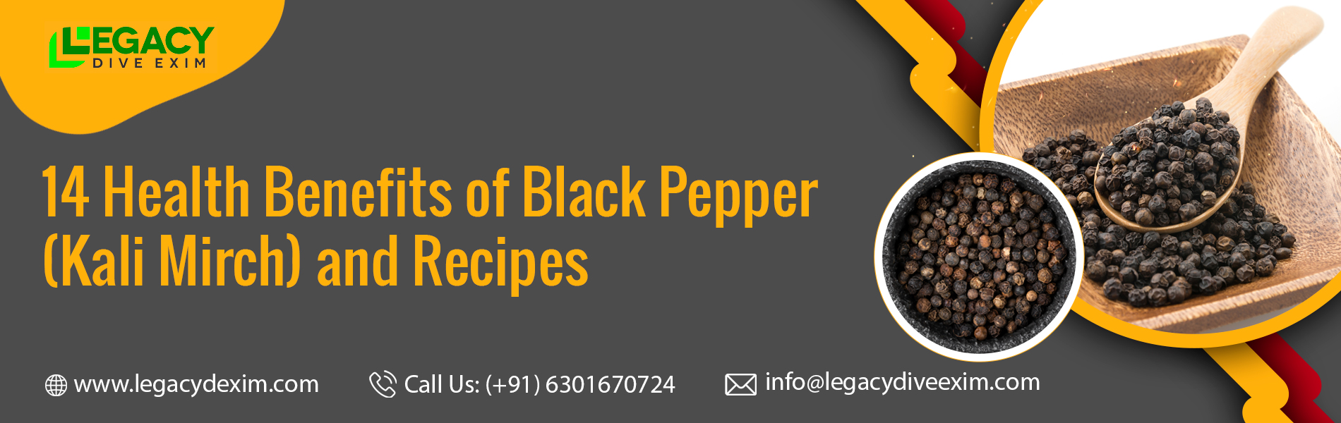 Benefit of black pepper