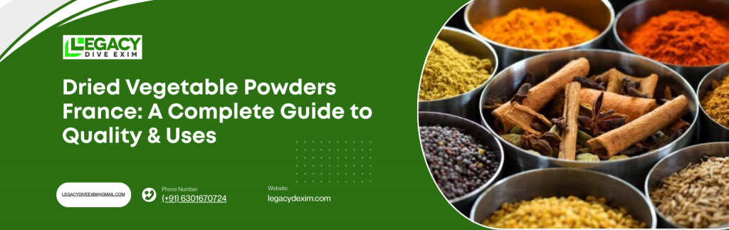 Dried vegetable powders France