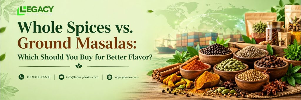 Whole spices vs ground masalas for better flavor