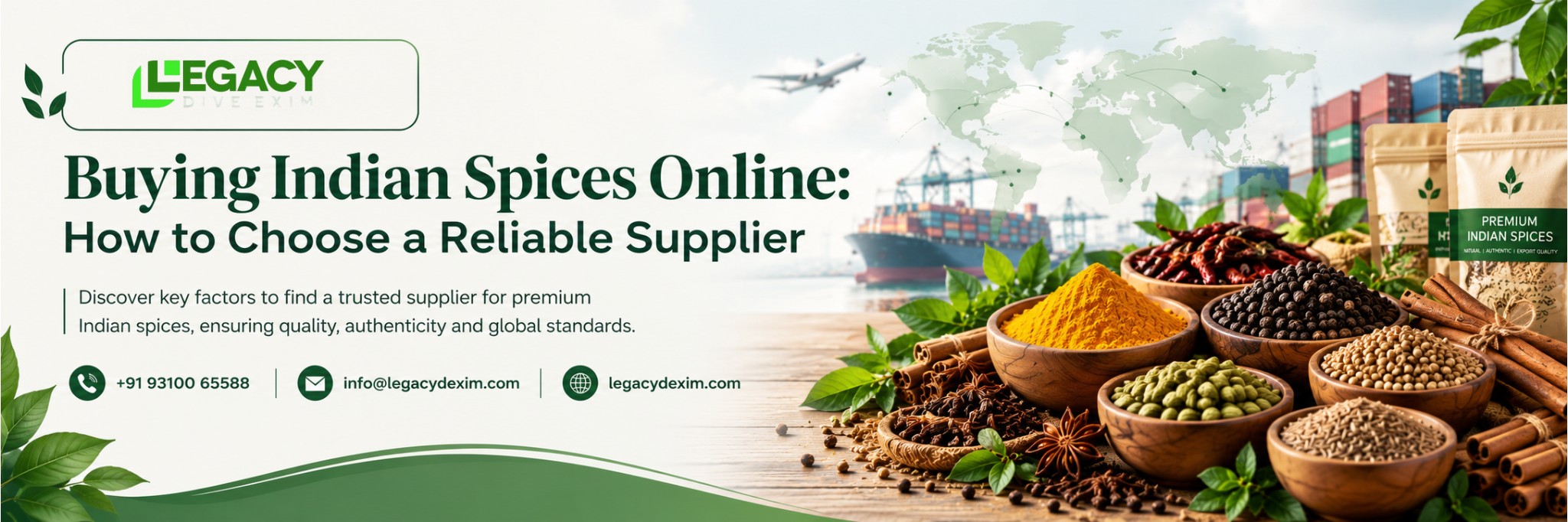 Buying Indian spices online from a reliable supplier