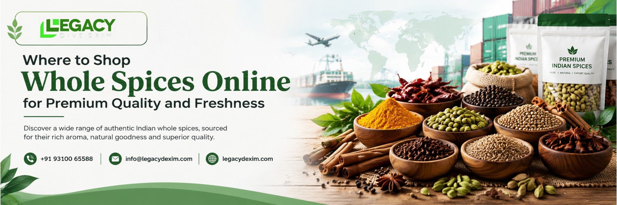 Shop whole spices online for premium quality